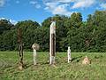 Sept. 15, 2008 - Maudslay State Park, Newburyport, Massachusetts.<br />10th aniversary Outdoor Sculpture Show.<br />Lisa Victoria's "Ten Totems".