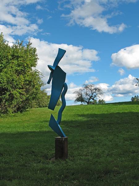 Sept. 15, 2008 - Maudslay State Park, Newburyport, Massachusetts.<br />10th aniversary Outdoor Sculpture Show.<br />Gary Rathmell, untitled, fabricated steel.
