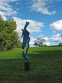 Sept. 15, 2008 - Maudslay State Park, Newburyport, Massachusetts.<br />10th aniversary Outdoor Sculpture Show.<br />Gary Rathmell, untitled, fabricated steel.
