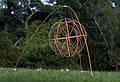 Sept. 15, 2008 - Maudslay State Park, Newburyport, Massachusetts.<br />10th aniversary Outdoor Sculpture Show.<br />Eric Olson's "Harmony of the Spheres", wood, bronze, epoxy, assorted fasteners.