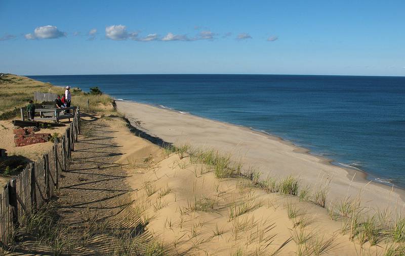 October 4, 2008 - Marconi Station Site, National Seashore, Cape Cod, Massachusetts.<br />Looking north.