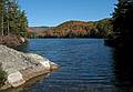 October 12, 2008 - Perch Pond, Grafton County, New Hampshire.<br />View from Perch Pond Road and starting point for hike to Mt. Morgan.