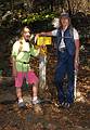 October 12, 2008 - Along trail from Perch Pond to Mt. Morgan, Grafton County, NH.<br />Aili and her mother Carol at 0.2 miles from the top of Mt. Morgan.