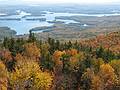 October 12, 2008 - View from atop Mt. Morgan, Grafton County, New Hampshire.<br />Squam Lake in the distance.