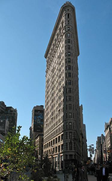 October 19, 2008 - Manhattan, New York, New York.<br />Flatiron Building at the corner of 5the Avenue and Broadway at 23rd Street.