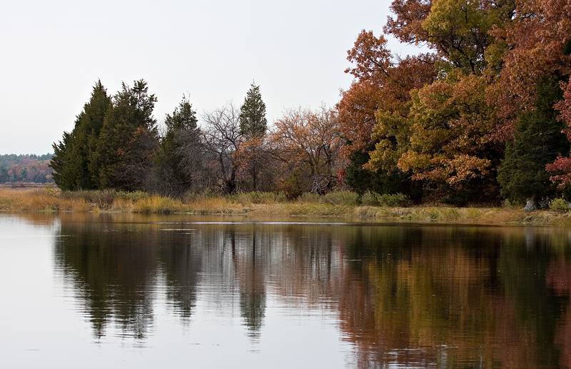 October 3, 2008 - Old Town Hill (Trustees of Reservations), Newbury, Massachusetts.<br />Little River at high tide.