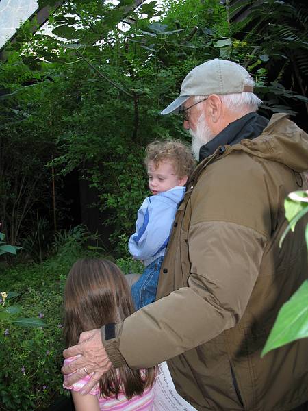 Nov. 22, 2008 - The Butterfly Place, Westford, Massachusetts.<br />Miranda, Matthew, and Egils.