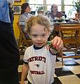 Nov. 27, 2008 - At Paul and Norma's in Tewksbury, Massachusetts.<br />Thanksgiving dinner.<br />Matthew with his parents in the background.