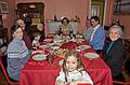 Nov. 27, 2008 - At Paul and Norma's in Tewksbury, Massachusetts.<br />Thanksgiving dinner.<br />Holly, Carl, Matthew, Marie, Paul, Norma, David, Joyce, and Miranda in the front.