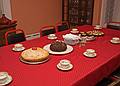 Nov. 27, 2008 - At Paul and Norma's in Tewksbury, Massachusetts.<br />Thanksgiving dinner.<br />Dessert table.