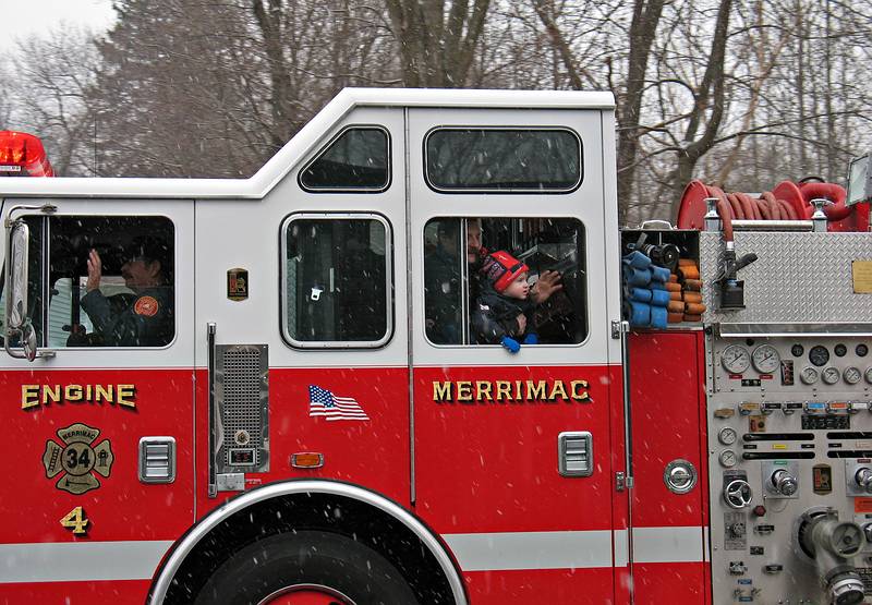 Dec. 7, 2008 - Santa Parade in Merrimac, Massachusetts.