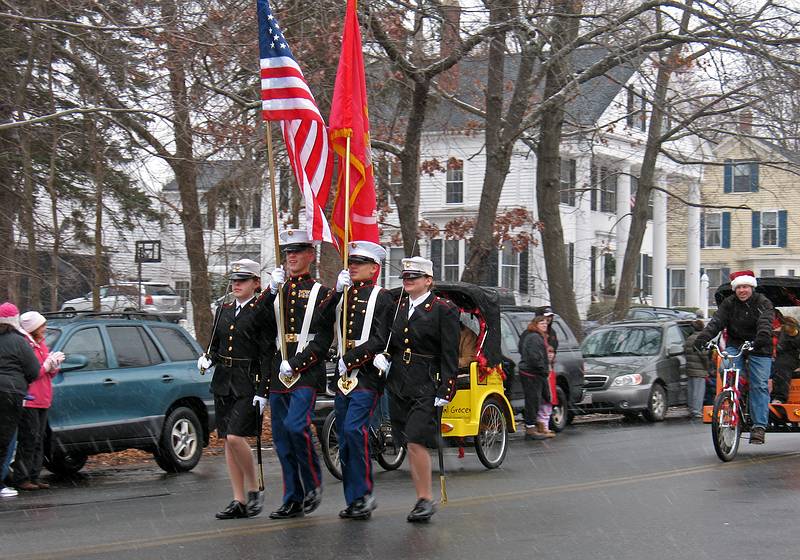 Dec. 7, 2008 - Santa Parade in Merrimac, Massachusetts.