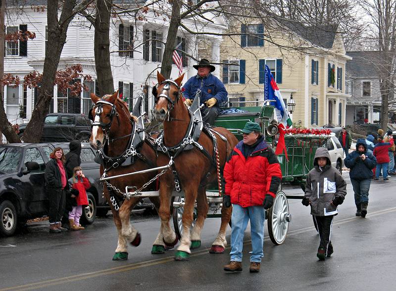 Dec. 7, 2008 - Santa Parade in Merrimac, Massachusetts.