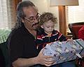 Dec. 25, 2008 - Merrimac, Massachusetts.<br />Carl and Matthew.