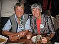 October 17, 2008 - Radegast Beer Hall, Williamsburg, Brooklyn, New York.<br />Julian and Gisela's Wedding Eve.<br />Traudl (Gisela's godmother and Karl's cousin from Austria) and Heidi (Gisela's mother).