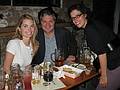October 17, 2008 - Radegast Beer Hall, Williamsburg, Brooklyn, New York.<br />Julian and Gisela's Wedding Eve.<br />Rain, John, and Rebecca (friends).