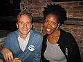 October 17, 2008 - Radegast Beer Hall, Williamsburg, Brooklyn, New York.<br />Julian and Gisela's Wedding Eve.<br />Brad (Julian's friend Lisa's fiancee) and Trixie (Jonathan's wife).