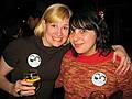 October 17, 2008 - Radegast Beer Hall, Williamsburg, Brooklyn, New York.<br />Julian and Gisela's Wedding Eve.<br />Cynthia (best lady and Jim's wife) and Celia (friend).
