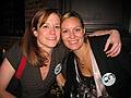October 17, 2008 - Radegast Beer Hall, Williamsburg, Brooklyn, New York.<br />Julian and Gisela's Wedding Eve.<br />Marcia and Gillian (friends).