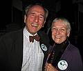 October 17, 2008 - Radegast Beer Hall, Williamsburg, Brooklyn, New York.<br />Julian and Gisela's Wedding Eve.<br />Karl and Baiba (Julian's mother). Did Karl shrink or Baiba grow, or is it the beer that equilizes heights?