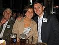 October 17, 2008 - Radegast Beer Hall, Williamsburg, Brooklyn, New York.<br />Julian and Gisela's Wedding Eve.<br />Rainer, Erin, and Rainer Jr.