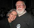 October 17, 2008 - Radegast Beer Hall, Williamsburg, Brooklyn, New York.<br />Julian and Gisela's Wedding Eve.<br />Joyce and Egils.
