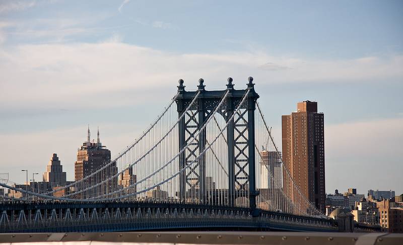 October 18, 2008 - Julian and Gisela's wedding, Brooklyn, New York.<br />Manhattan Bridge.