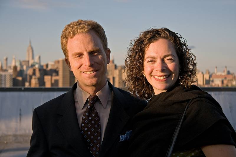 October 18, 2008 - Julian and Gisela's wedding, Brooklyn, New York.<br />Brad and Lisa.