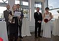 October 18, 2008 - Julian and Gisela's wedding, Brooklyn, New York.<br />Ken, Alma, Drew, Julian and Gisela.