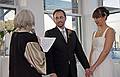 October 18, 2008 - Julian and Gisela's wedding, Brooklyn, New York.<br />Alma, Julian and Gisela.