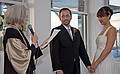October 18, 2008 - Julian and Gisela's wedding, Brooklyn, New York.<br />Alma, Julian and Gisela.