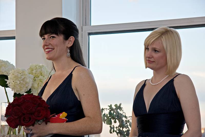 October 18, 2008 - Julian and Gisela's wedding, Brooklyn, New York.<br />Kristina and Cynthia.