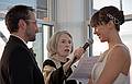 October 18, 2008 - Julian and Gisela's wedding, Brooklyn, New York.<br />Julian, Alma, and Gisela.