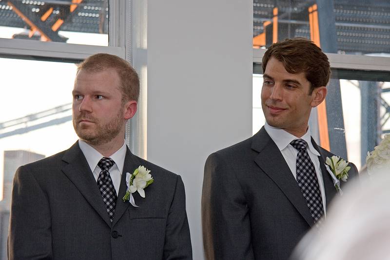 October 18, 2008 - Julian and Gisela's wedding, Brooklyn, New York.<br />Ken and Drew.