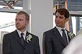 October 18, 2008 - Julian and Gisela's wedding, Brooklyn, New York.<br />Ken and Drew.
