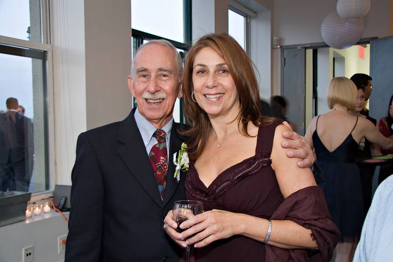 October 18, 2008 - Julian and Gisela's wedding, Brooklyn, New York.<br />Ronnie and his niece Ilise.