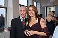 October 18, 2008 - Julian and Gisela's wedding, Brooklyn, New York.<br />Ronnie and his niece Ilise.