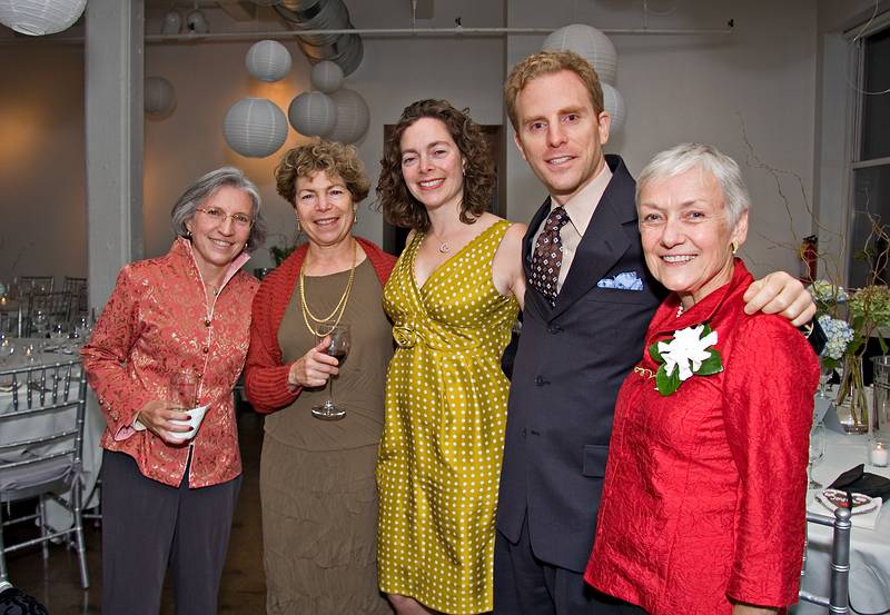 October 18, 2008 - Julian and Gisela's wedding, Brooklyn, New York.<br />Joyce, Fran, Lisa, Brad, and Baiba.