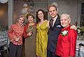 October 18, 2008 - Julian and Gisela's wedding, Brooklyn, New York.<br />Joyce, Fran, Lisa, Brad, and Baiba.