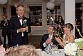 October 18, 2008 - Julian and Gisela's wedding, Brooklyn, New York.<br />Karl's present is a rare schnapps with two small glasses. He calculated that if<br />Julian and Gisela have one drink each on their anniversary, it is going to last 46 1/2 years.