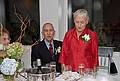 October 18, 2008 - Julian and Gisela's wedding, Brooklyn, New York.<br />Baiba giving he speech with Ronnie's moral support.