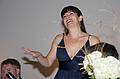 October 18, 2008 - Julian and Gisela's wedding, Brooklyn, New York.<br />Kristina.