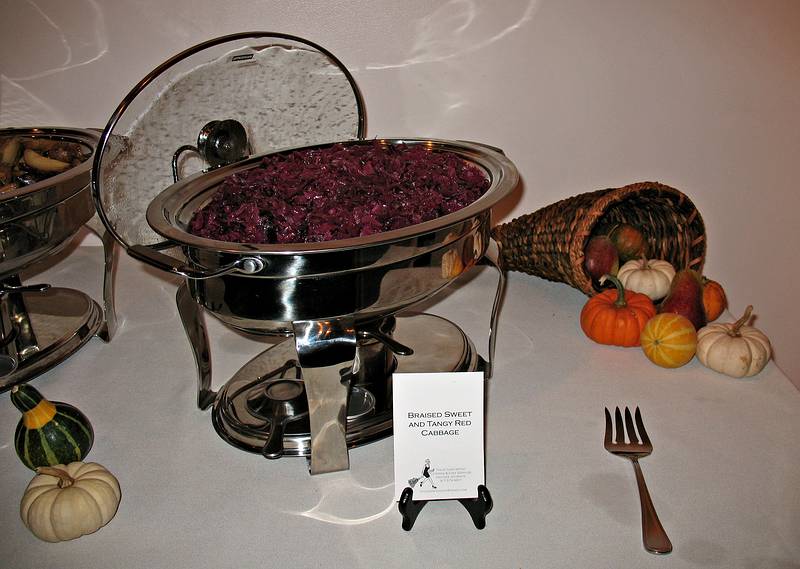 October 18, 2008 - Julian and Gisela's wedding, Brooklyn, New York<br />And Austrian food at the other end.