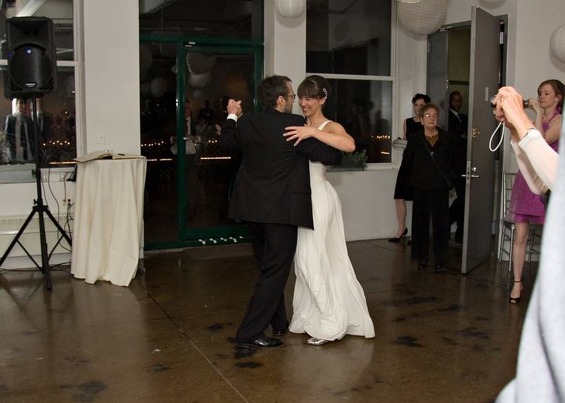 October 18, 2008 - Julian and Gisela's wedding, Brooklyn, New York.<br />Julian and Gisela doing the opening valse or waltz.