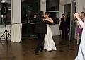 October 18, 2008 - Julian and Gisela's wedding, Brooklyn, New York.<br />Julian and Gisela doing the opening valse or waltz.