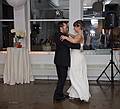 October 18, 2008 - Julian and Gisela's wedding, Brooklyn, New York.<br />Julian and Gisela doing the opening valse or waltz.