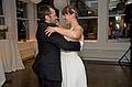 October 18, 2008 - Julian and Gisela's wedding, Brooklyn, New York.<br />Julian and Gisela doing the opening valse or waltz.