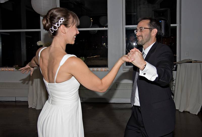 October 18, 2008 - Julian and Gisela's wedding, Brooklyn, New York.<br />Julian and Gisela doing the opening valse or waltz.