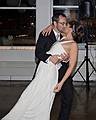 October 18, 2008 - Julian and Gisela's wedding, Brooklyn, New York.<br />Julian and Gisela finishing the opening valse or waltz.