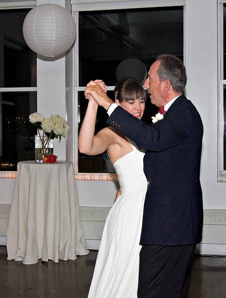 October 18, 2008 - Julian and Gisela's wedding, Brooklyn, New York.<br />Gisela dancing the waltz with her father Karl.